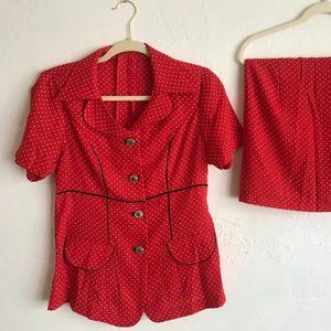 M Huangley Hand Tailored 2-Piece Set Size S